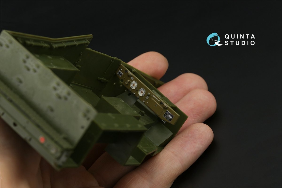 Quinta Studio QD35088 M3A1 Scout 3D-Printed &amp;amp; coloured Interior on decal paper (Zvezda) 1/35 – Bild 6