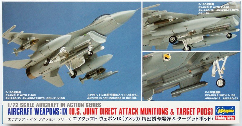 Hasegawa X72-14 US Aircraft weapons IX 1/72