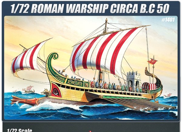 Academy 14207 ROMAN WARSHIP CIRCA B.C 50 1/72