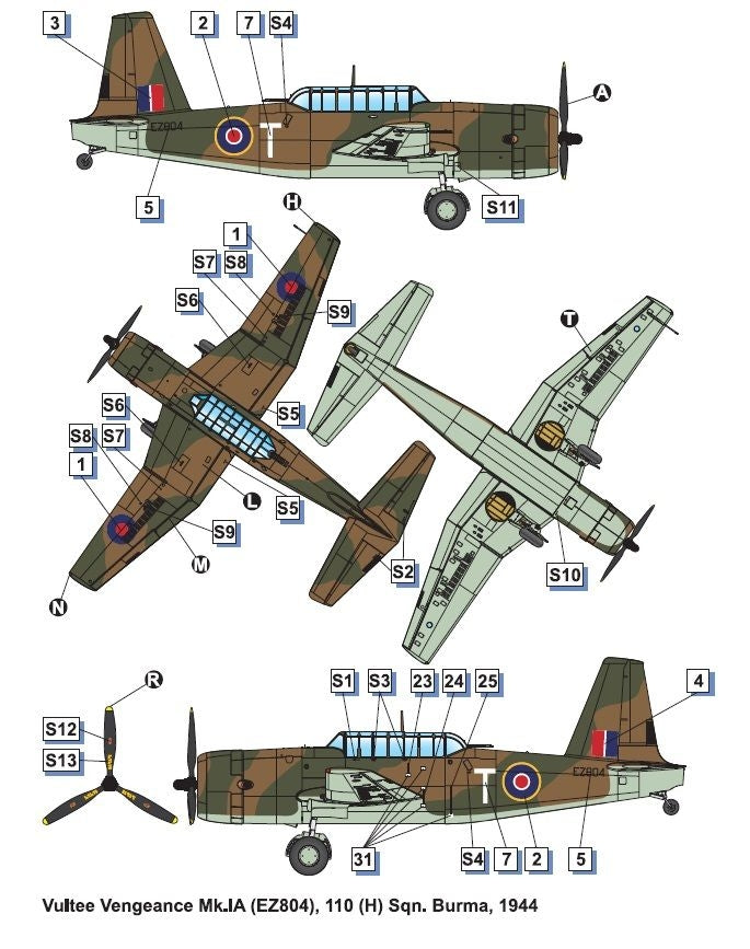 Dora Wings 72038 Vultee A-31 Vengeance 1/72 – image 6