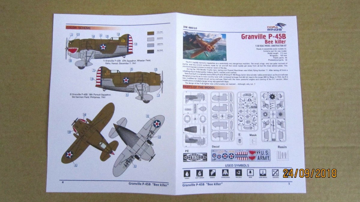 Dora Wings 48010 Granville P-45B Bee Killer 1/48 – image 2