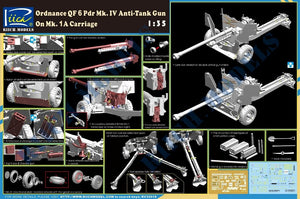 Riich Models RV35018 British Ordnance QF 6 pdr Mk IV Anti-Tank Gun and Mk 1a 1/35 – Bild 2