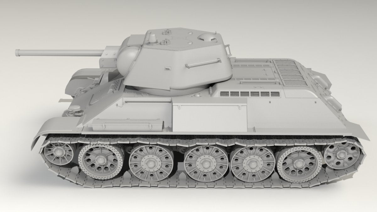 ICM 35370 Pz.Kpfw. 747 T-34 (r), WWII German Medium Tank 1/35 – Bild 3