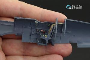 Quinta Studio QD48120 Spitfire Mk.VIII 3D-Printed &amp;amp; coloured Interior on decal paper (Eduard) 1/48 – immagine 9
