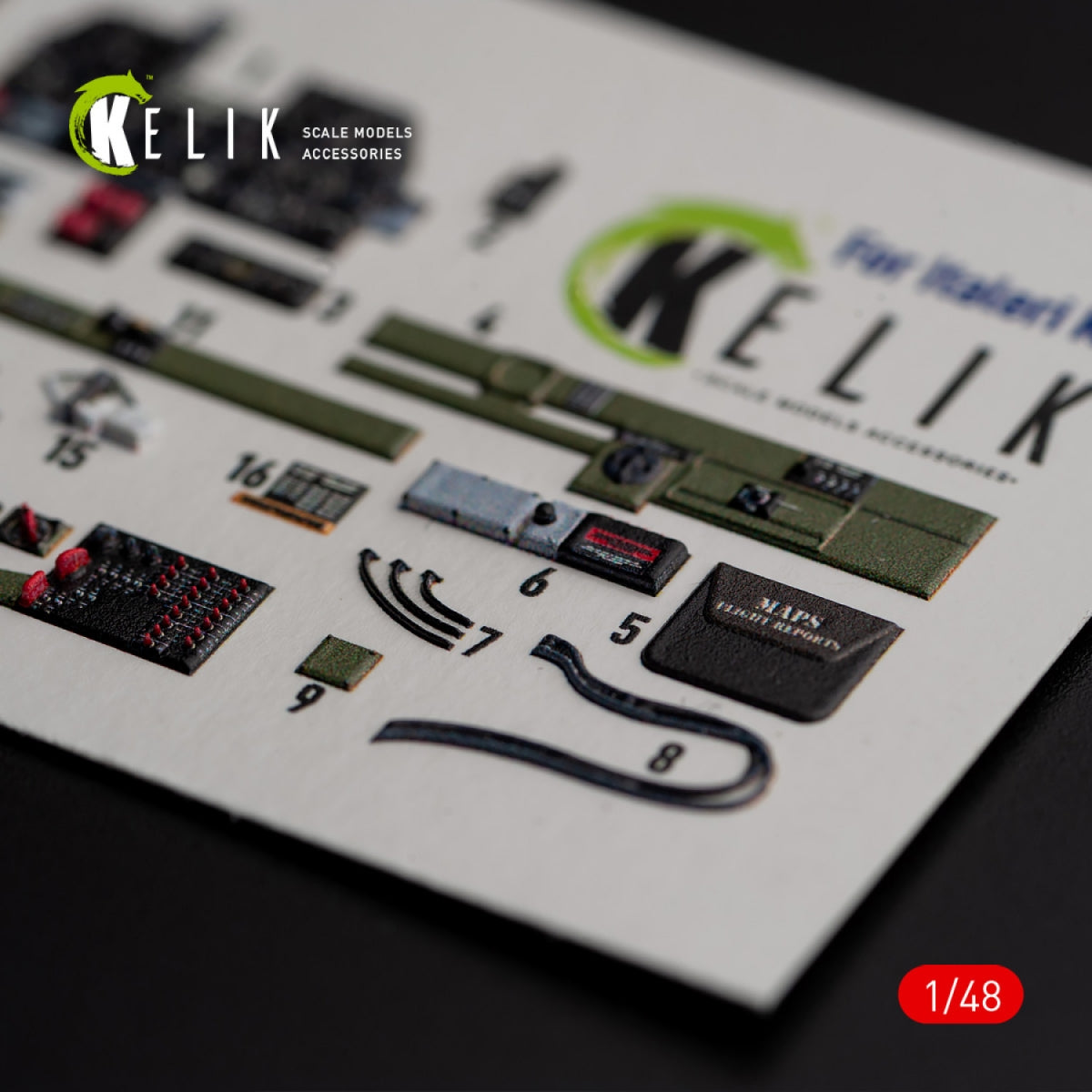KELIK K48016 Р-47D &amp;quot;Thunderbolt&amp;quot; interior 3D decals for Italeri/Academy kit 1/48 – Bild 5
