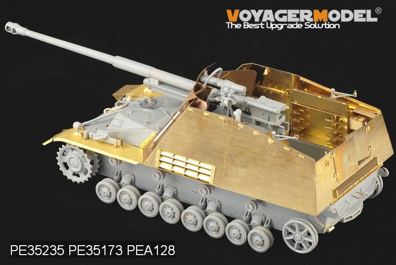 Voyager modèle PE35173 seconde guerre mondiale Nashorn / Hornisse / Hummel ailes et sol pour DRAGON 6150/6165/6166/6204/6314 1/35 – image 5