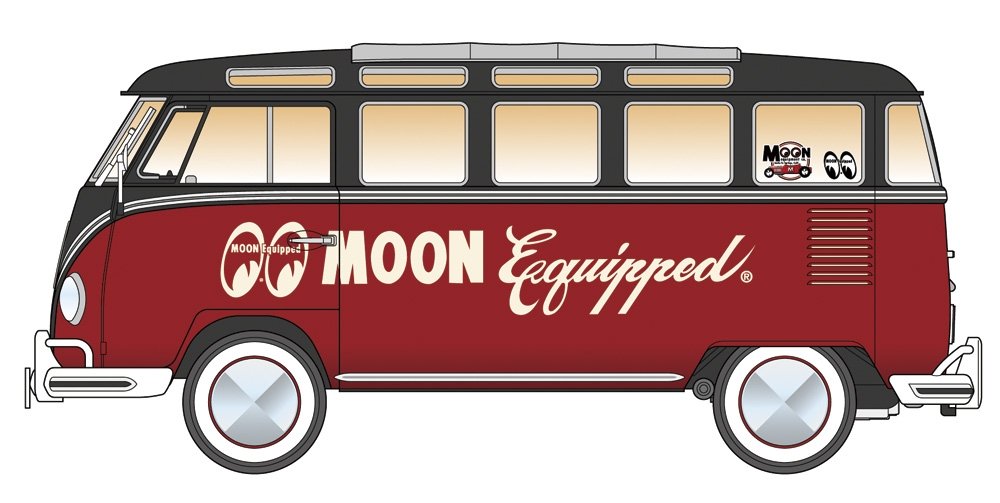 Hasegawa 20524 MOON Equipped Volkswagen Type2 Micro Bus 1/24 – imagen 2