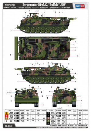 Hobby Boss 84568 Bergepanzer BPz2A2 Buffalo ARV 1/35 – Bild 3