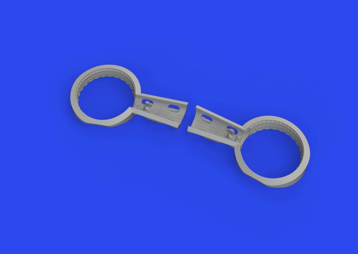Eduard 672322 Bf 109F wheel bays rounded PRINT EDUARD 1/72 – imagen 3