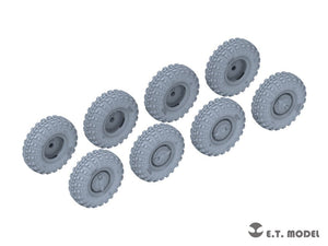 E.T. Model P35-113 Russian BTR-80 APC Weighted Road Wheels(Narrow) (3D Printed) For TRUMPETER Kit 1/35