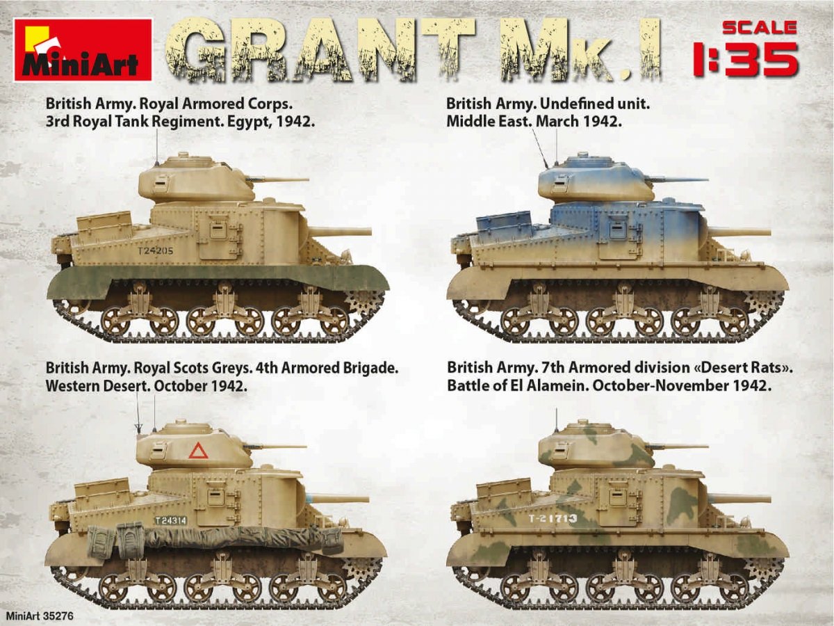 MiniArt 35276 GRANT Mk.I 1/35 – immagine 8