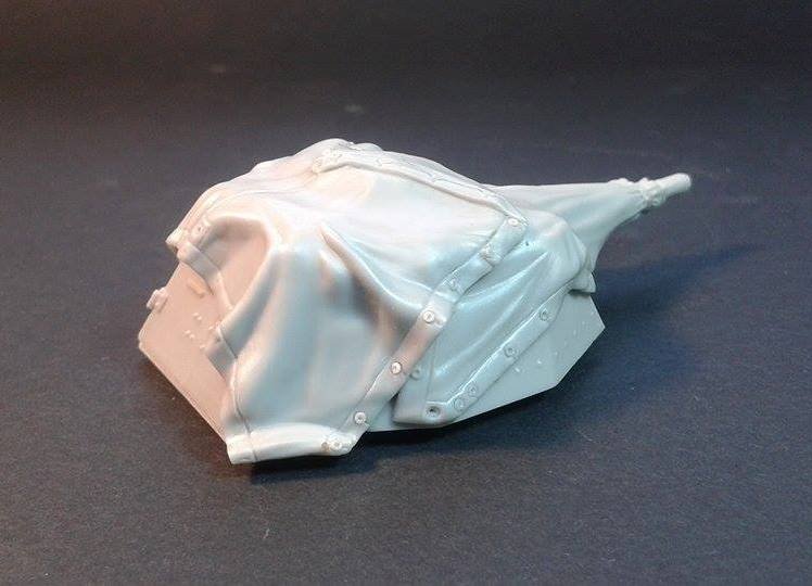 Panzer Art RE35-426 Tourelle de Panhard 178 avec filet de camouflage Zeltbahn 1/35 – image 2