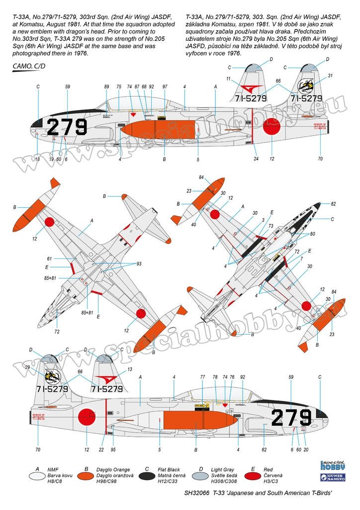 Special Hobby 32066 T-33 &amp;#39;Japanese and South American T-Birds&amp;#39; 1/32 – Bild 7