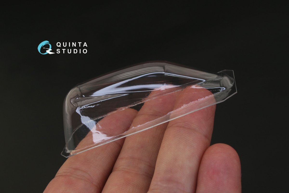 Quinta Studio QC48146 F-CK-1С vacuformed clear canopy (for AFV club kit) 1/48 – immagine 6
