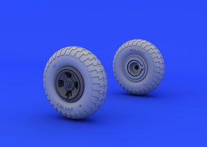 Eduard 648118 Spitfire wheels - 4 spoke w/ pattern 1/48 (EDUARD) – Bild 2