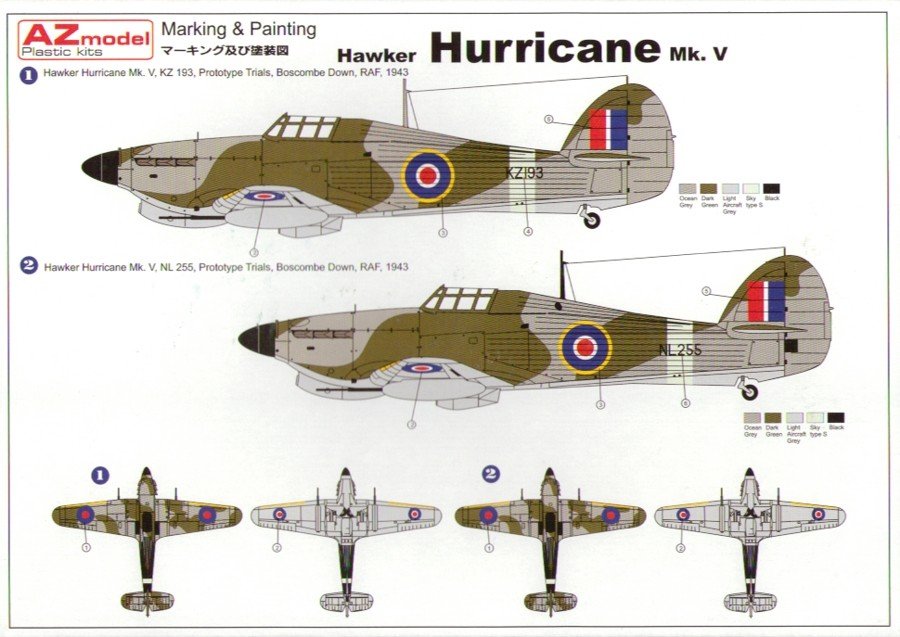 AZ Model AZ7325 Hawker Hurricane Mk.V 1/72 – Bild 2