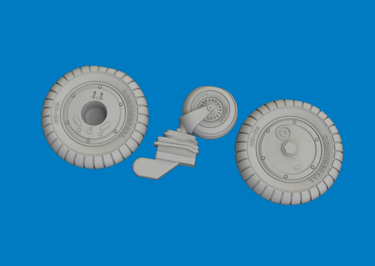 Eduard 672405 Bf 109G-6 wheels Tamiya 1/72 – Bild 2