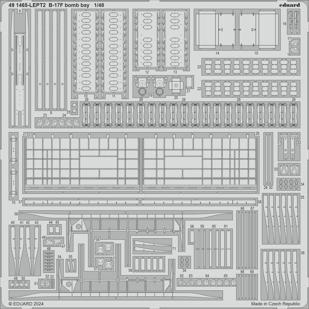 Eduard BIG49428 B-17F PART II EDUARD 1/48 – imagen 4