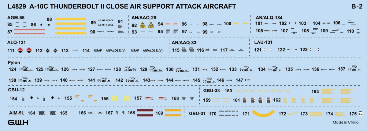 Great Wall Hobby L4829 A-10C THUNDERBOLT II 1/48 – Bild 7