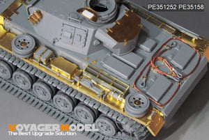 Voyager Model PE351252 WWII German Pz.KPfw.III Ausf.N early version upgrade set basic For TAKOM 8011 1/35 – immagine 6