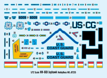 Hobby Boss 87235 HH-60J Jayhawk 1/72 – immagine 3