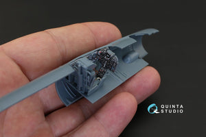Quinta Studio QD48129 MiG-21PFM (grey color panels) 3D-Printed &amp;amp; coloured Interior on decal paper (for Eduard kit) 1/48 – Bild 6