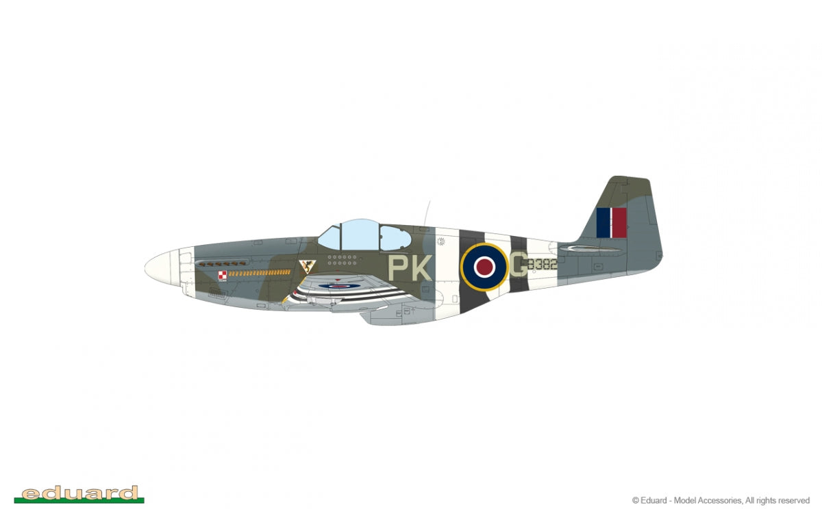 Eduard 11181 OVERLORD: D-DAY MUSTANGS / P-51B MUSTANG DUAL COMBO 1/48 – immagine 13