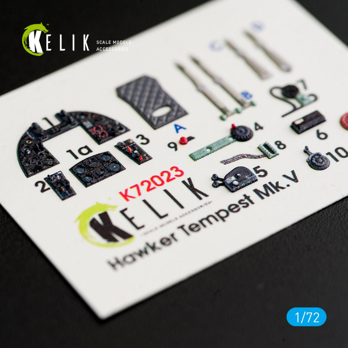 KELIK K72023 HAWKER TEMPEST MK.V INTERIOR 3D DECALS FOR AIRFIX KIT 1/72 – image 2