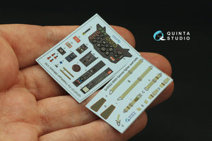 Quinta Studio QD35137 FW Triebflugel 3D-Printed coloured Interior on decal paper (Miniart) 1/35 – Bild 5