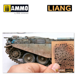 Liang 0001 Weathering Airbursh Stencils – immagine 4
