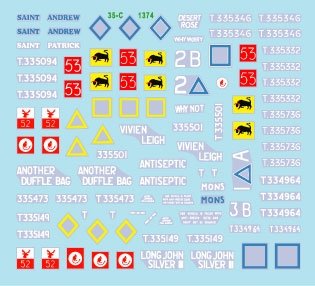 Star Decals 35-C1374 A34 Comet British WW2 markings 1/35 – imagen 3