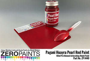 Zero Paints ZP-1440 Pagani Huayra Pearl Red Paint 60ml – immagine 3