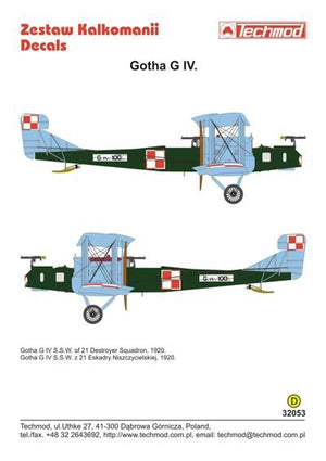 Techmod 32053 Gotha G IV 1/32 – immagine 2