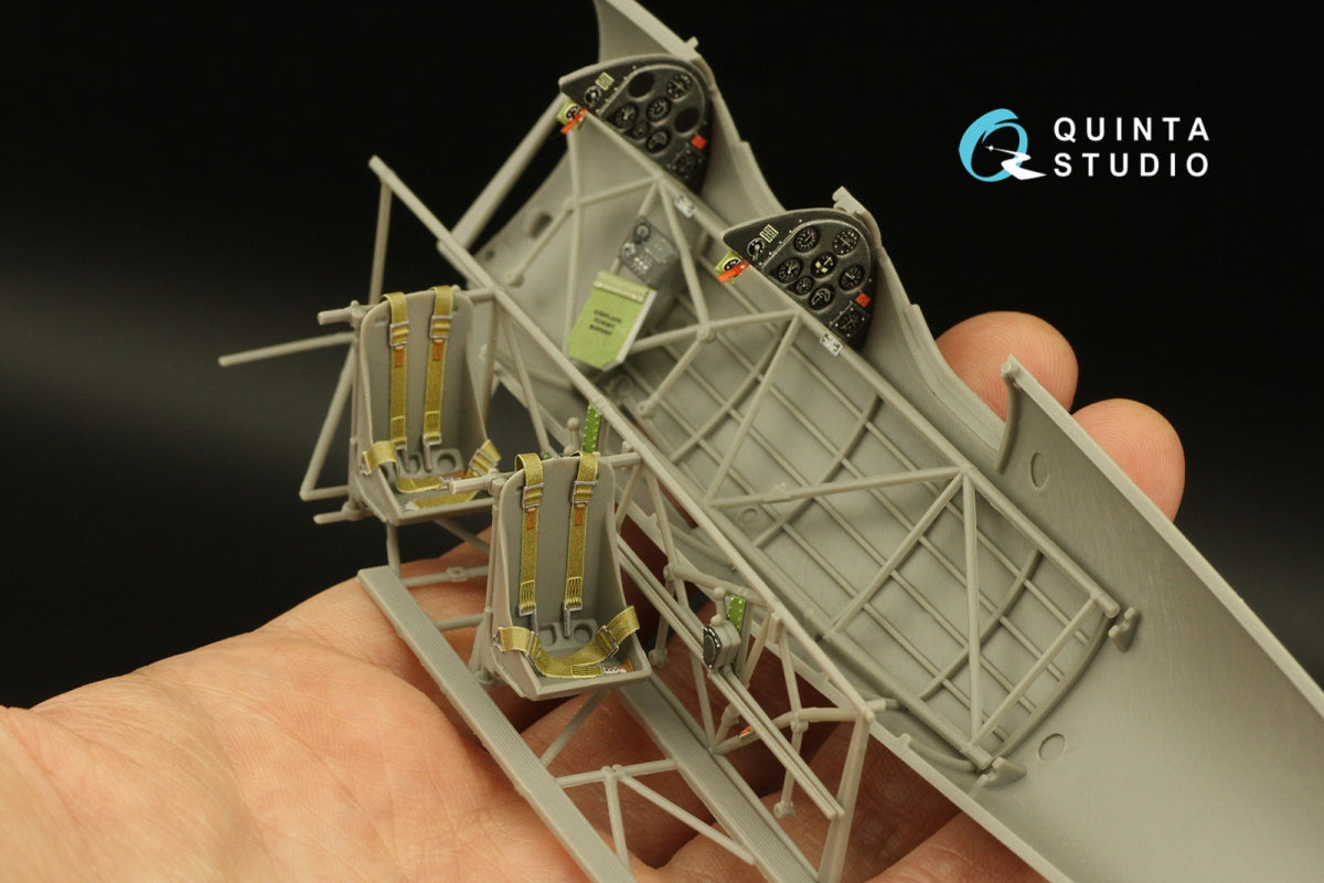 Quinta Studio QD32168 Pt-17 Kaydet 3D-Printed colored Interior on decal paper (Roden) 1/32 – image 10