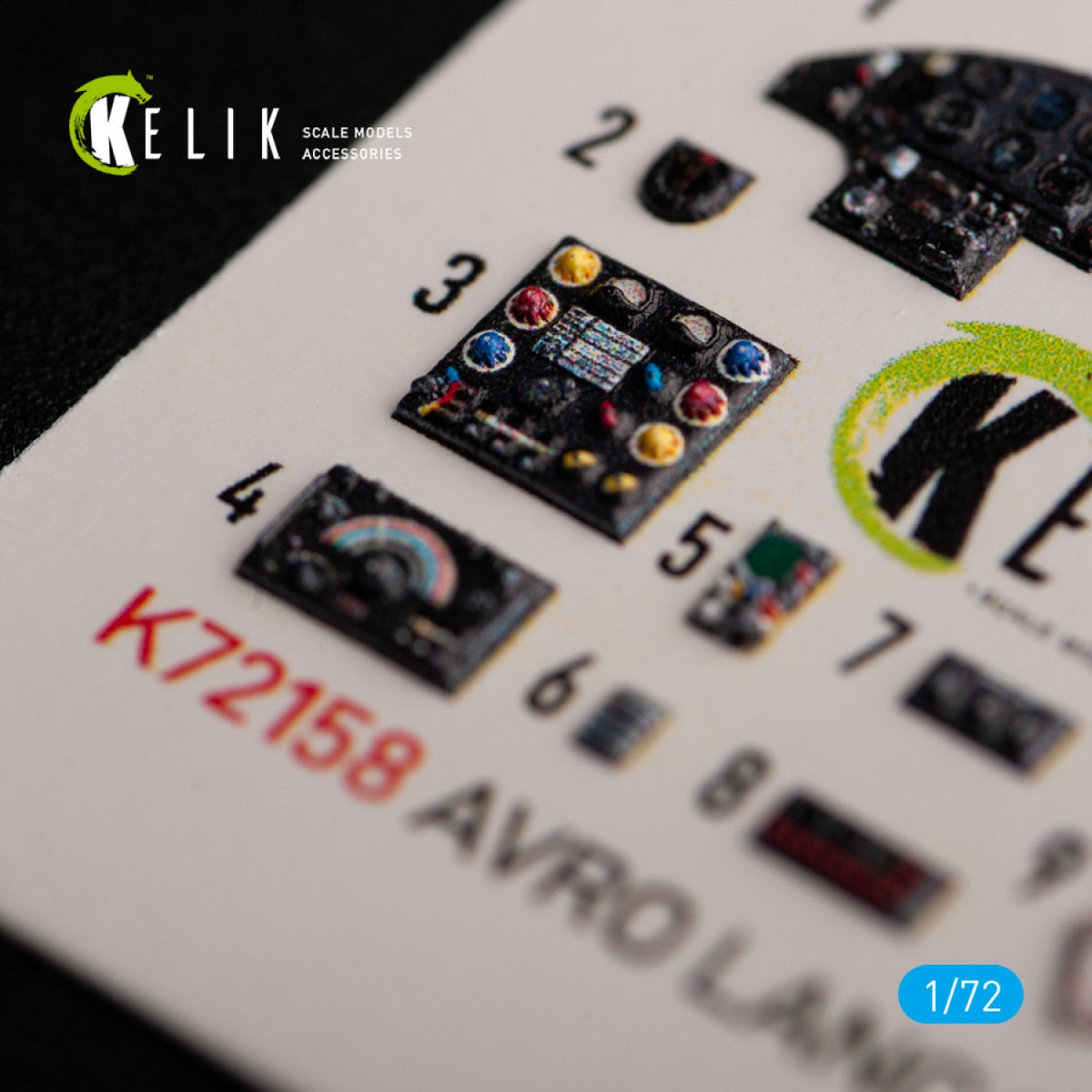 KELIK K72158 AVRO LANCASTER B.III - interior 3D decals for Airfix kit 1/72 – image 3
