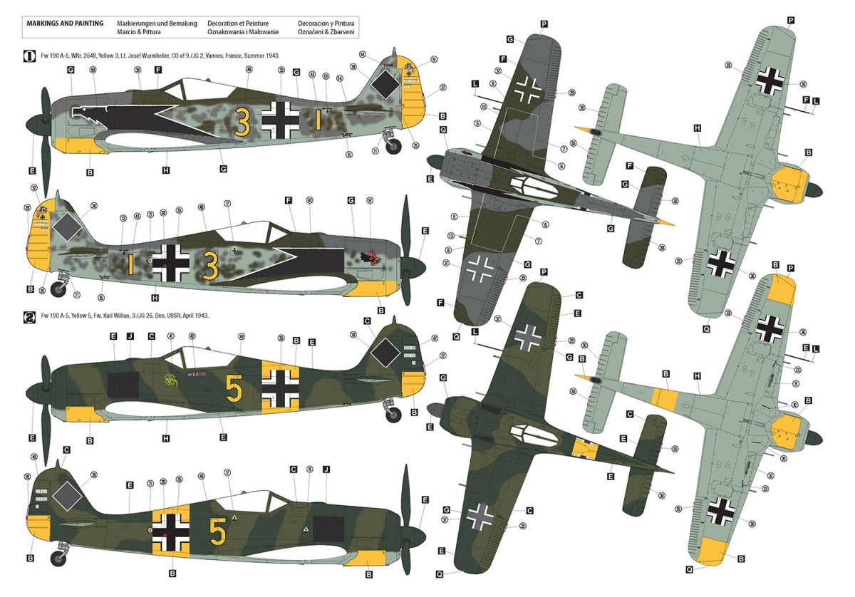 Hobby 2000 32016 Focke-Wulf Fw 190 A-5 (HASEGAWA + CARTOGRAF + MASKI ) 1/32