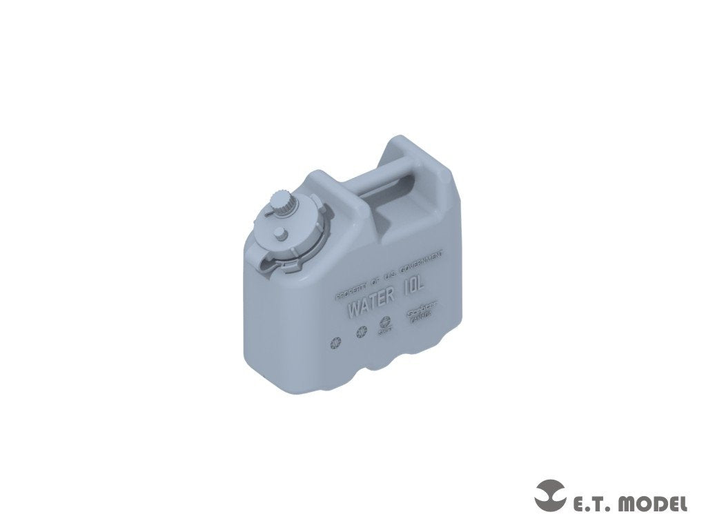 E.T. Model P35-316 Modern US ARMY 10L WATER CANS SET ( 3D Print ) 1/35 – immagine 3
