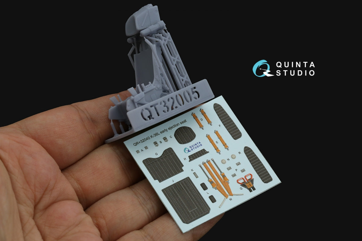 Quinta Studio QR+32040 K-36L (early) ejection seat (for Su-25 aircraft until 2007) (All kits) 1/32 – Bild 2