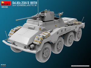 MiniArt 35431 Sd.Kfz.234/3 With 2cm Schwebelafette 38 1/35 – immagine 11