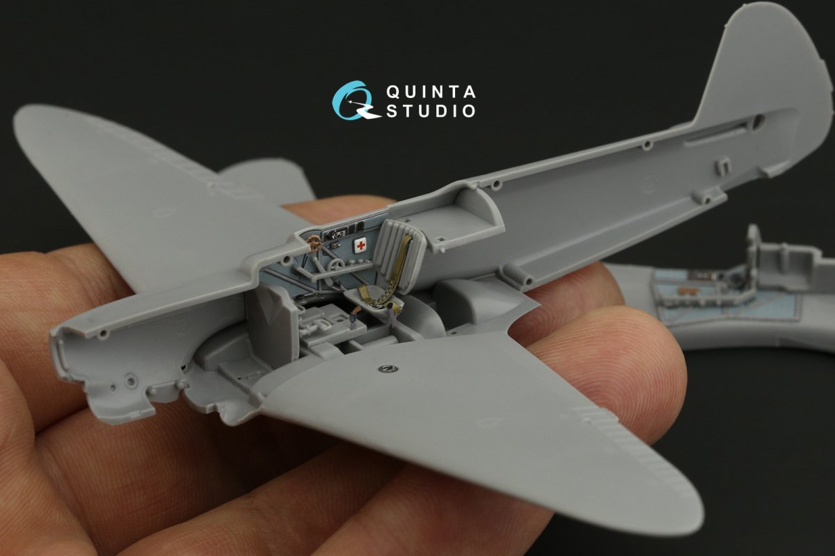 Quinta Studio QD72084 Yak-1B 3D-Printed &amp;amp; coloured Interior on decal paper (Arma Hobby) 1/72 – zdjęcie 6