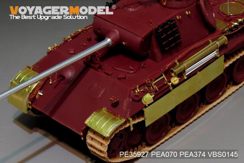 Maquette Voyager PE35927 Panther A allemand de la Seconde Guerre mondiale, version tardive, pour MENG TS-035, échelle 1/35  – image 10