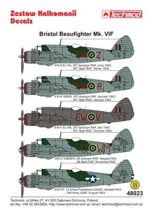Techmod 48023 - Bristol Beaufighter VI 1/48 – image 2