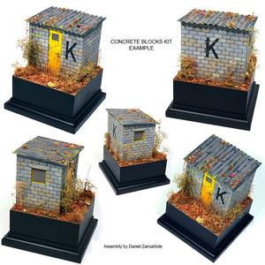 AK Interactive AK35019 Concrete Blocks Kit 1/35