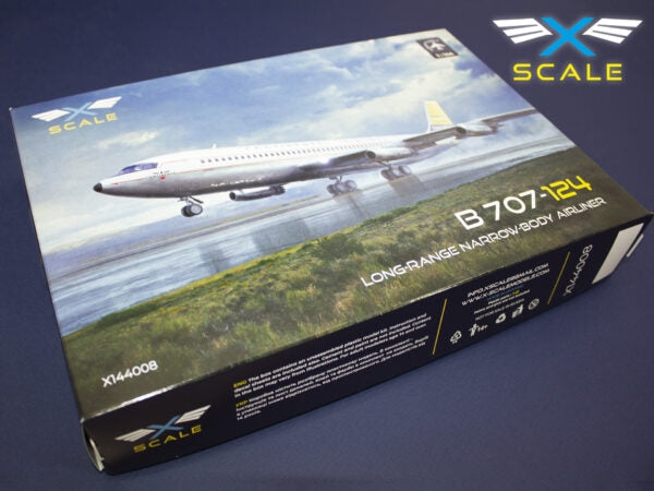 X-Scale 144008 B707-124 Long Range Narrow Body Airliner Continental 1/144 – image 2