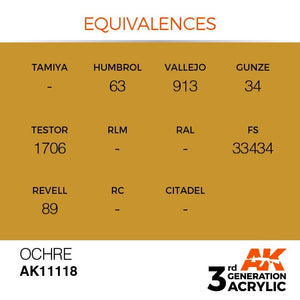 AK Interactive AK11118 OCRÈME – STANDARD 17 ml – image 3