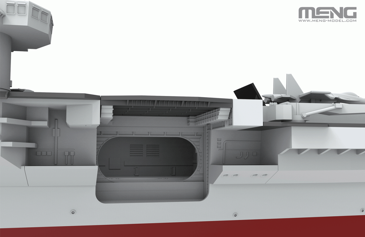 Meng Model PS-010 Aircraft Liaoning 1/700 – imagen 9