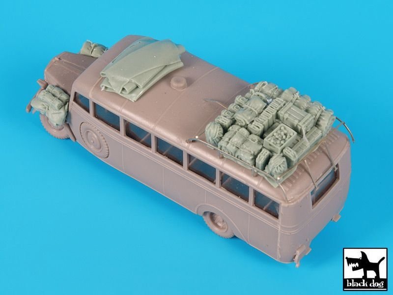 Black Dog T72102 Opel Blitz Omnibus accessories set for Roden 1/72 – imagen 3