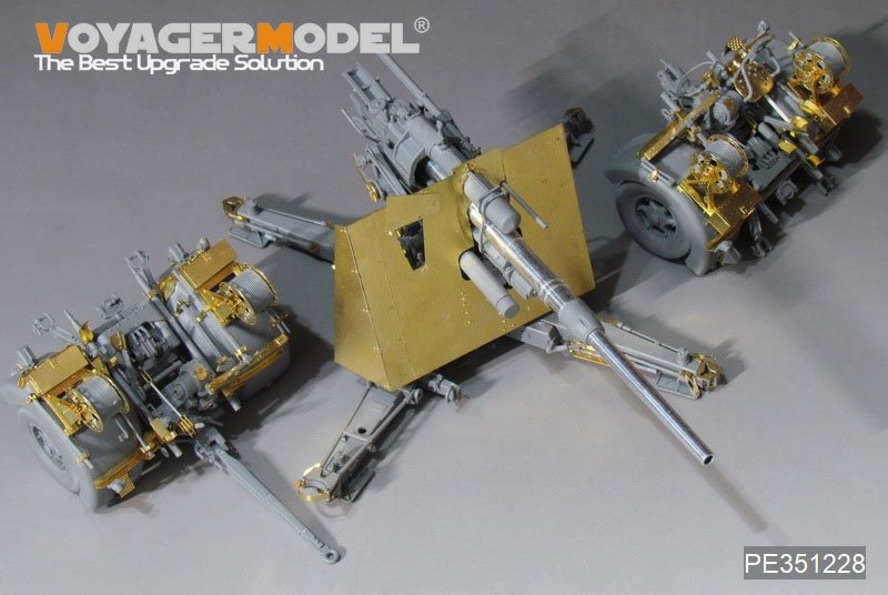 Voyager Model PE351228 WWII German 88mm Gun FlaK36 Upgrade Set (For Border BT-013) 1/35 – immagine 4