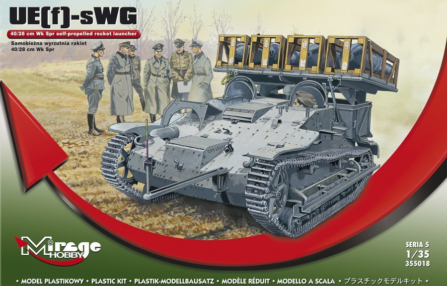 Mirage Hobby 355018 UE-sWG 40/28 cm Wk Spr Lanceur automoteur 1/35