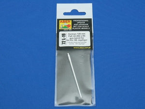 Aber 72L-19 Lufa 128mm PaK 44 (80) L/55 do działa pancernego Sd.Kfz.186 Jagdtiger / German 128mm PaK 44 (80) L/55 gun barrel for Sd.Kfz.186 Jagdtiger 1/72 – imagen 4